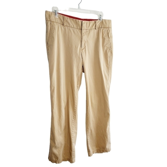 Dockers Women's Favorite Fit  Size 6 Khaki Pants Mid Rise Stretch Cotton Blend - Picture 2 of 13
